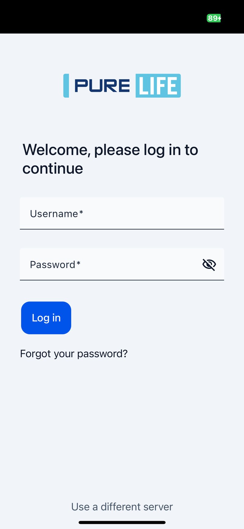 Registration in the app