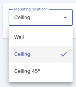 Mounting locations