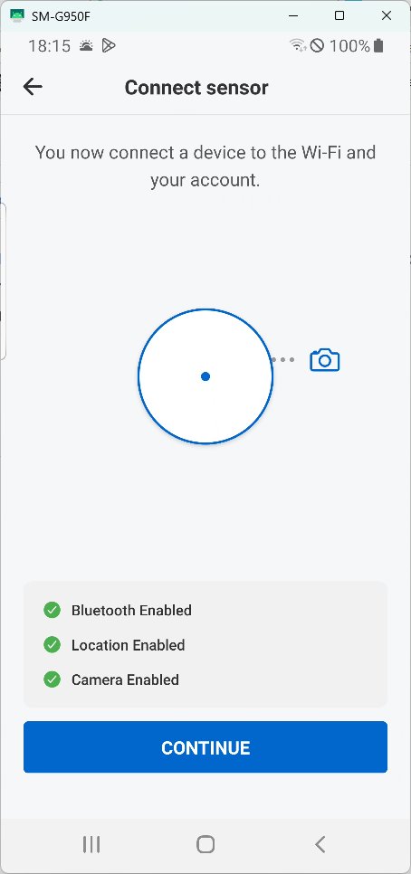 Start-up process connect sensor