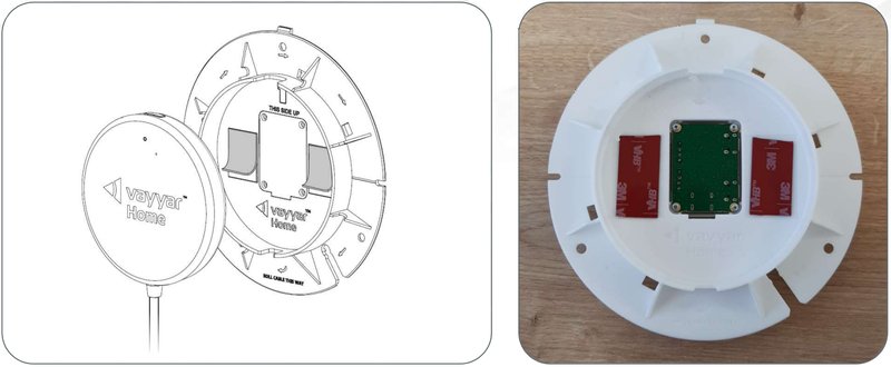 Aufbau des Sensors mit Accessoires